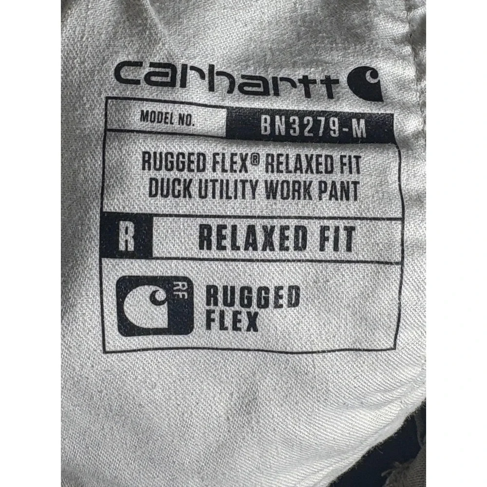 Carhartt Rugged Flex Relaxed Fit Duck Utility Work Pants Tan BN3279-M 34x30